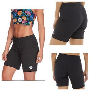 New! Body Glove Womens Standard Smoothies Harbor Solid 8" Vapor Boardshort  XL